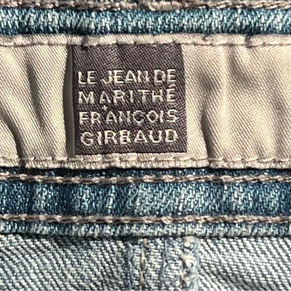 Marithe Francois Girbaud Vintage Mini Denim Skirt Size 28 Waist EUC - Picture 5 of 9